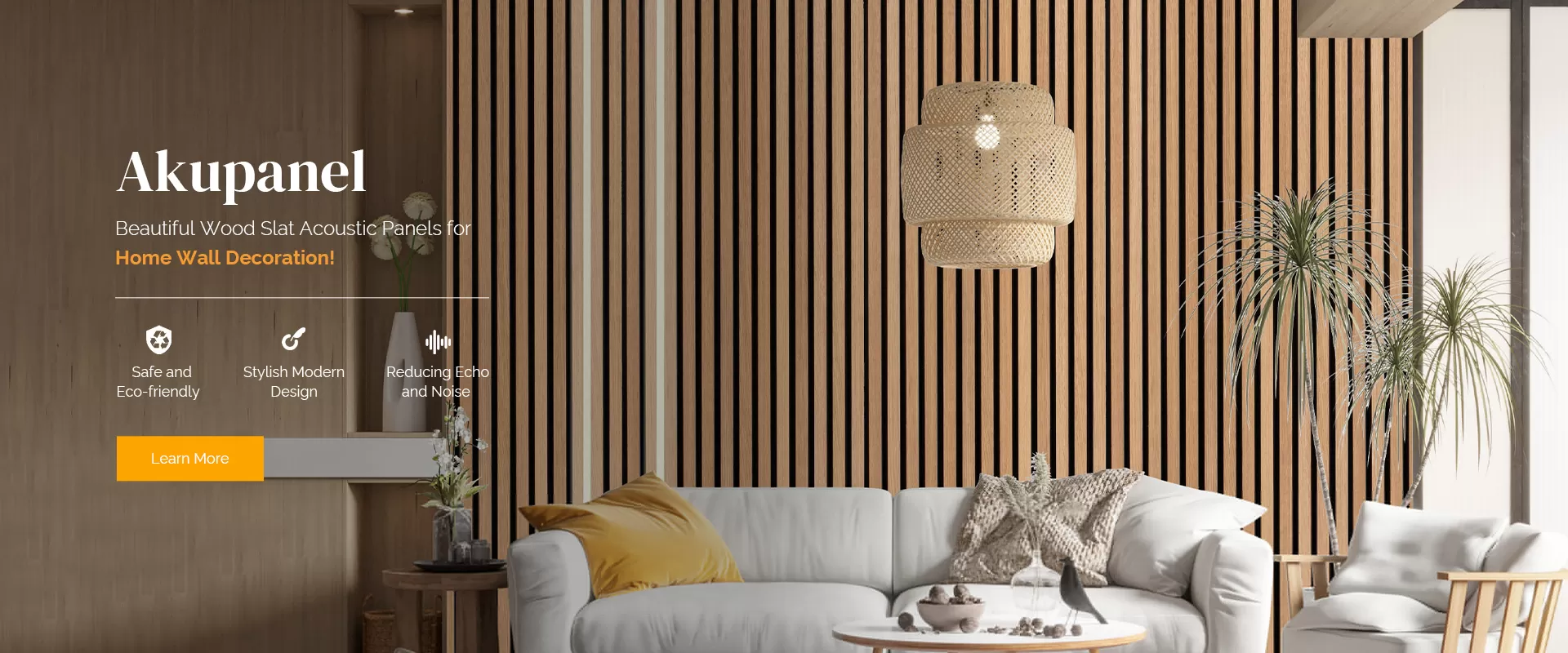 Classical Wood Slat Acoustic Panles