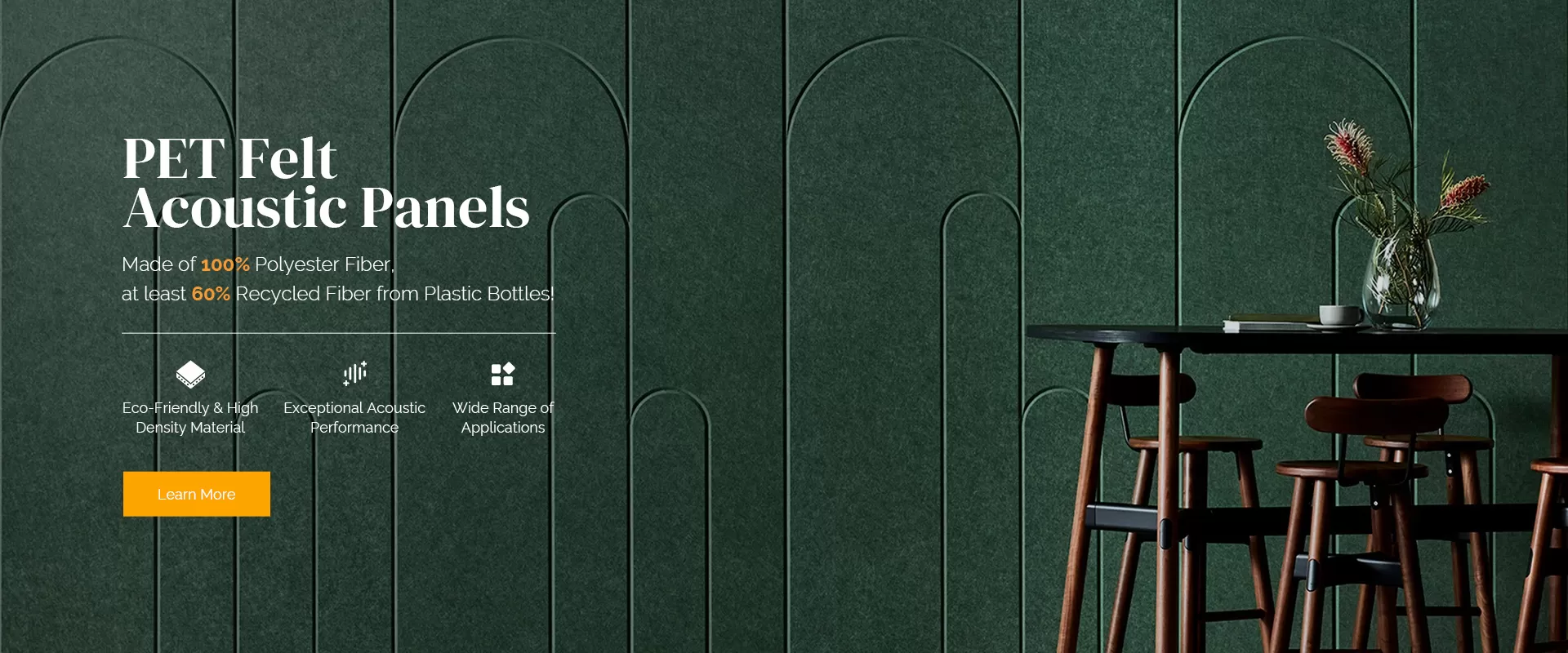 PET Geometric Wall Panels