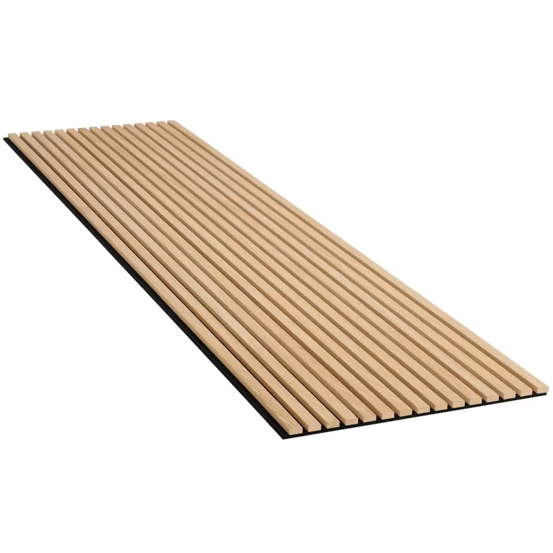 Single Side Veneer Akupanel Wood Slat Acoustic Panel
