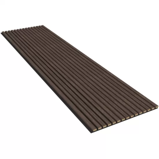 3 Sides Veneer Akupanel Wood Slat Acoustic Panel