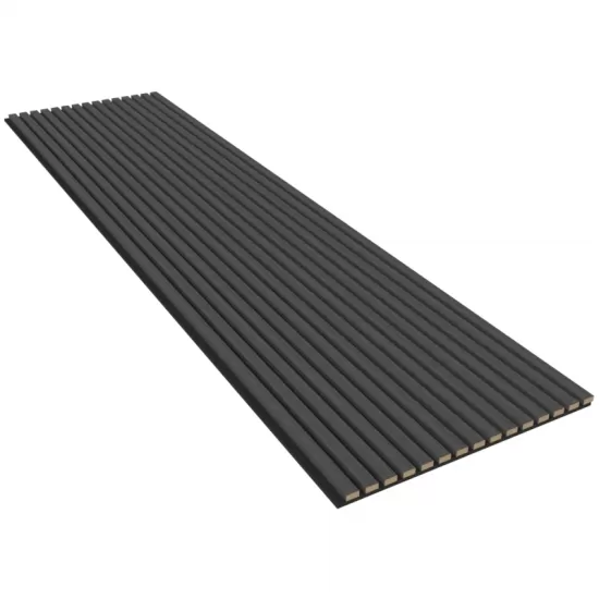 3 Sides Veneer Akupanel Wood Slat Acoustic Panel