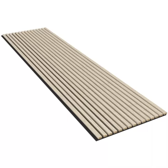 3 Sides Veneer Akupanel Wood Slat Acoustic Panel