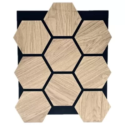 Hexagon Wood Acoustic Panels - Wood Veneer