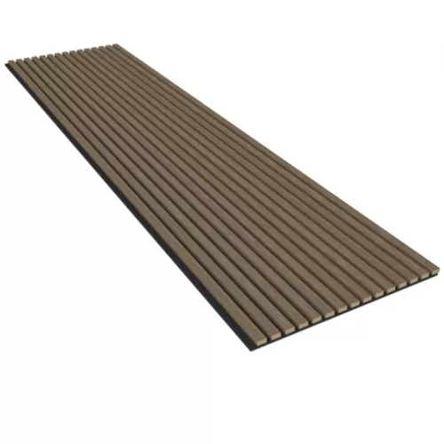 3 Sides Veneer Akupanel Wood Slat Acoustic Panel