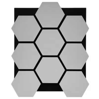 Hexagon Wood Acoustic Panels - PVC Veneer