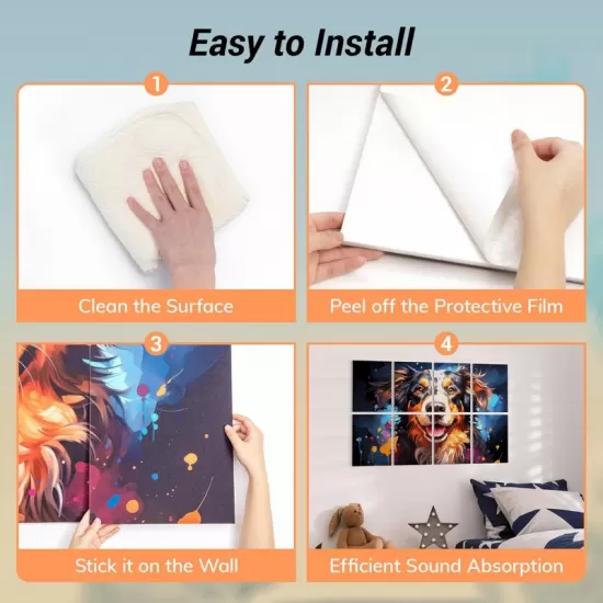 Printed Art PET Felt Acoustic Panels